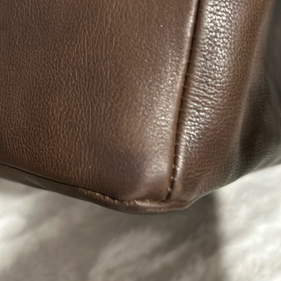 Frye Mindy Large Brown Leather Tote shoulder bag Purse - Picture 11 of 13